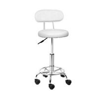 Detailed information about the product Artiss Salon Stool Swivel Barber Chair Backrest Hairdressing Hydraulic Height