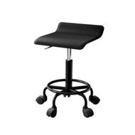 Detailed information about the product Artiss Salon Stool Swivel Height Adjustable Square Barber Spa Chair PU Black