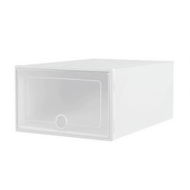 Detailed information about the product Artiss Shoe Box Set of 12 Storage Case Stackable Plastic Shoe Cabinet Cube White