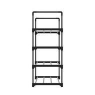 Detailed information about the product Artiss Shoe Rack 4-tier 16 Pairs Stackable Black