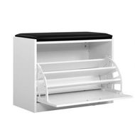 Detailed information about the product Artiss Shoe Rack Bench Shoe Cabinet 15 Pairs White Kyla