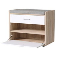 Detailed information about the product Artiss Shoe Rack Bench Shoe Cabinet 8 Pairs White Niva