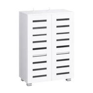 Detailed information about the product Artiss Shoe Rack Cabinet 20 Pairs 5-tier White Alster