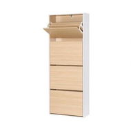 Detailed information about the product Artiss Shoe Rack Cabinet 24 Pairs Adjustable Shelf Pine