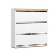 Detailed information about the product Artiss Shoe Rack Cabinet 3-Tier 45 Pairs White