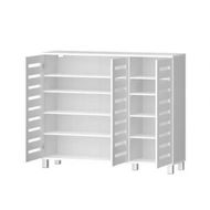 Detailed information about the product Artiss Shoe Rack Cabinet 30 Pairs Adjustable Shelf White