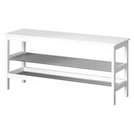 Detailed information about the product Artiss Shoe Rack Cabinet Bamboo Bench 10 Paris White