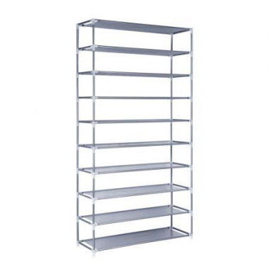 Artiss Shoe Rack Cabinet Stackable 10-Tier Grey