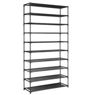 Detailed information about the product Artiss Shoe Rack Cabinet Stackable 50 Pairs 10-Tier Black