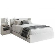 Detailed information about the product Artiss Single Bed Frame with Charging Ports and Bedside Table