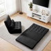 Artiss Sofa Bed Adjustable Floor Chair & TV Unit 120cm Entertainment Cabinet Set. Available at Crazy Sales for $229.95