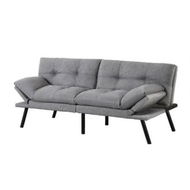 Detailed information about the product Artiss Sofa Bed Convertible 3 Seater Couch Recliner Lounge Chair Fabric Grey