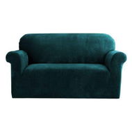 Detailed information about the product Artiss Sofa Cover Couch Covers 2 Seater Velvet Agate Green