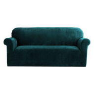 Detailed information about the product Artiss Sofa Cover Couch Covers 3 Seater Velvet Agate Green