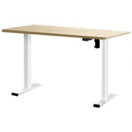 Detailed information about the product Artiss Standing Desk Motorised Sit Stand Desks White Oak 140CM