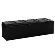 Detailed information about the product Artiss Storage Ottoman Blanket Box 140cm Leather Black