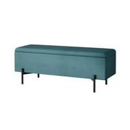 Detailed information about the product Artiss Storage Ottoman Blanket Box 140cm Velvet Green