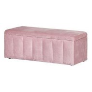 Detailed information about the product Artiss Storage Ottoman Blanket Box Velvet Chest Toy Foot Stool Couch Bed Pink