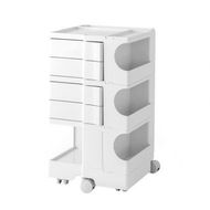 Detailed information about the product Artiss Storage Trolley Cart Bedside Table 5 Tier White