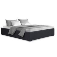 Detailed information about the product Artiss TOKI Double Size Storage Gas Lift Bed Frame Without Headboard Fabric Charcoal