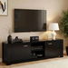 Artiss TV Cabinet Entertainment Unit 160cm Black Maxi. Available at Crazy Sales for $179.95