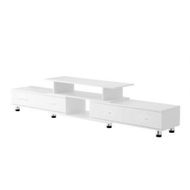 Detailed information about the product Artiss TV Cabinet Entertainment Unit Extendable 160CM To 220CM White