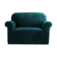 Detailed information about the product Artiss Velvet Sofa Cover Plush Couch Cover Lounge Slipcover 1 Seater Agate Green