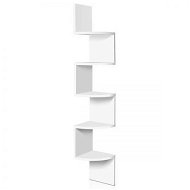 Detailed information about the product Artiss Wall Shelf Corner Floating 5-Tier White
