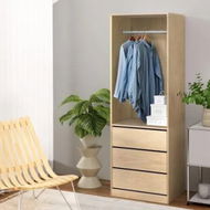 Detailed information about the product Artiss Wardrobe Clothes Closet Storage Organizer Pine