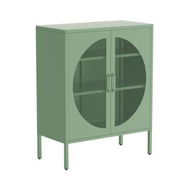 Detailed information about the product ArtissIn Buffet Sideboard Metal Cabinet - ELSA Green