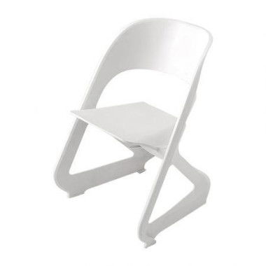 ArtissIn Set Of 4 Dining Chairs Office Cafe Lounge Seat Stackable Plastic Leisure Chairs White