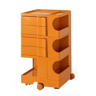 Detailed information about the product ArtissIn Storage Trolley Bedside Table 5 Tier Cart Boby Replica Orange