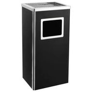 Detailed information about the product Ashtray Dustbin Hotel 45 L Steel Black