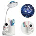 Astronaut Desk Lamp for Kids,Star Space Projector Space Rocket Lamps, Lights with Pen Holder,Step-Less Dimming Lighting for Bedroom. Available at Crazy Sales for $34.99