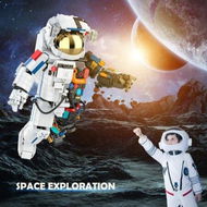 Detailed information about the product Astronaut Space Building Set for Adults Kids Building Blocks Kit Creative STEM Star Space Wars Set Gift for Christmas Holiday Present (896 PCS)