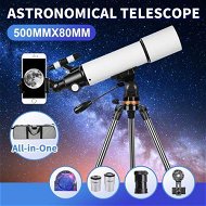 Detailed information about the product Astronomical Space Telescope 50080 Outdoor Monocular With Tripod And Phone Adapter