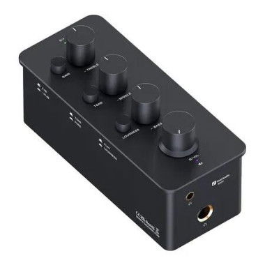 Audio SK01 Headphone Amplifier Equalizer Preamp with Bass Midrange Treble Tone Control and Loudness Compensation Portable Class A Analog Amp