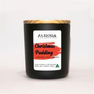 Detailed information about the product Aurora Christmas Pudding Soy Candle Australian Made 300g