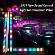 Detailed information about the product Auto Car Sound Control RGB Voice-Activated Music Rhythm Ambient Light With 32 LED 18 Colors Home Deaktop Pc Decoration Lamp