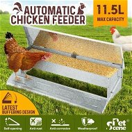 Detailed information about the product Auto Chicken Feeder 11.5L Poultry Feeding Equipment Rat Bird Proof Hen Duck Chook Petscene.