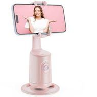 Detailed information about the product Auto Face Tracking Tripod 360 Rotation Face Body Gesture Control Smart Shooting Holder For Vlog Streaming Video TikTok - Pink.