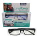 Auto Focus Reading Glasses for Clear Vision Adjustable Optics for Women and Men in Black. Available at Crazy Sales for $9.99