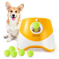 Detailed information about the product Automatic Ball Launcher for Small and Medium Dogs, Indoor and Outdoor Tennis Ball Thrower, 6PCS Mini Tennis Balls,Orange