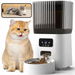 Automatic Cat Feeder with Camera 1080P Night Vision Smart Pet Feeder for Cats Dogs 6L Remote Control App Audio. Available at Crazy Sales for $69.99