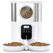 Automatic Cat Feeders for Two Cats,Pet Feeder for Cats and Dogs Timed Feeder Dry Food Dispenser-White. Available at Crazy Sales for $79.99