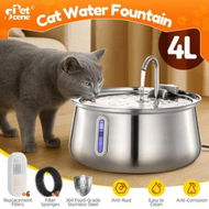 Detailed information about the product Automatic Cat Water Fountain Stainless Steel Electric LED Pet Dog Feeder Drinking Dispenser 4L Drinker Waterer Filtration System Replacement Filters