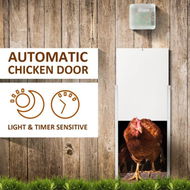 Detailed information about the product Automatic Chicken Door Coop House Auto Opener Cage Closer Timer Light Sensor