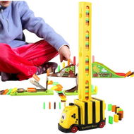 Detailed information about the product Automatic Domino Train Blocks To Build And Stack Toys For Boys And Girls