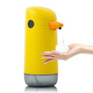 Detailed information about the product Automatic Foaming Soap Dispenser Yellow Duck Cartoon Touchless Infrared Sensor Battery Powered