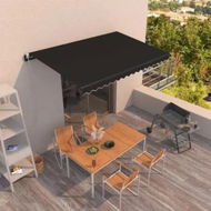 Detailed information about the product Automatic Retractable Awning 400x300 cm Anthracite